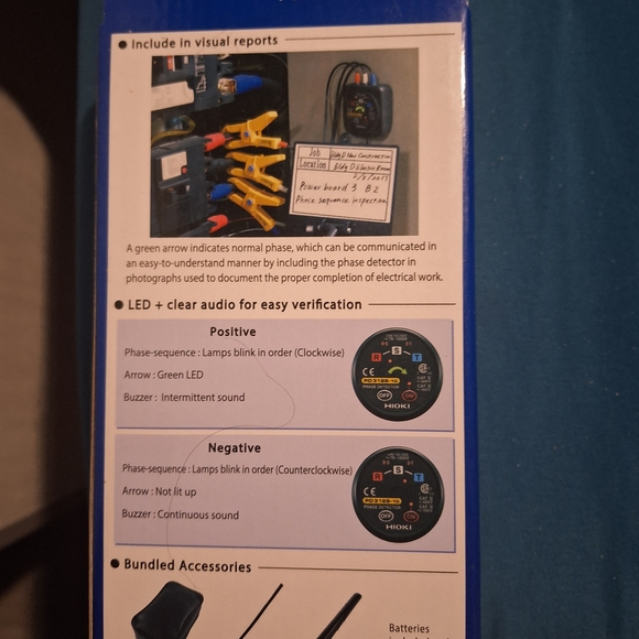 Hioki Phase Detector with LED Display - Picture 3 of 4